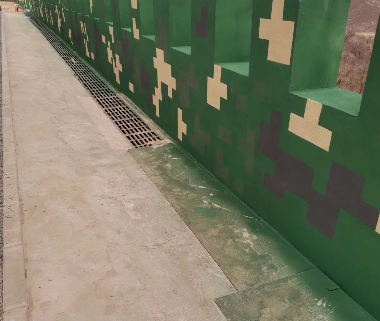 贺州围墙迷彩喷涂,数迷彩漆